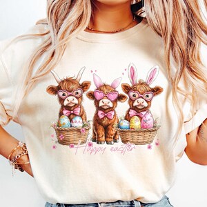 Easter Cow T Shirt, Heifer Easter Day Shirt, Funny Easter Shirt, Gift For Easter, Easter Animal Shirt, Cute Easter Shirt, Easter Kids Tee