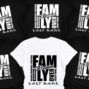 Custom Family Reunion Shirts, Family Reunion Shirts, Personalized Family Reunion Shirts, Family over everything Shirts, Family Reunion Gifts
