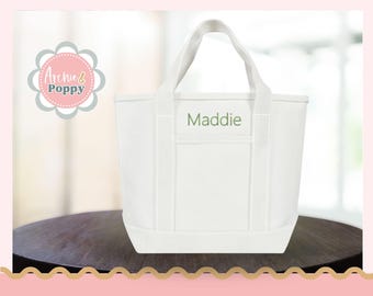 Personalisierte Mini-Einkaufstasche mit gesticktem Namen