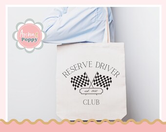 Trendige F1 inspirierte Einkaufstasche | Reservefahrer-Klub