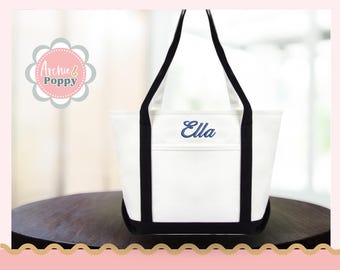 Personalisierte Canvas Tasche mit Namen