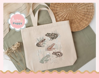 Waldfrösche | Von der Natur inspirierte Markttasche