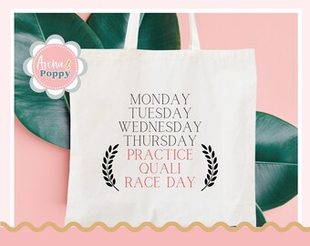 Formel 1 Rennwochen Einkaufstasche | Stilvoller und geräumiger Shopper