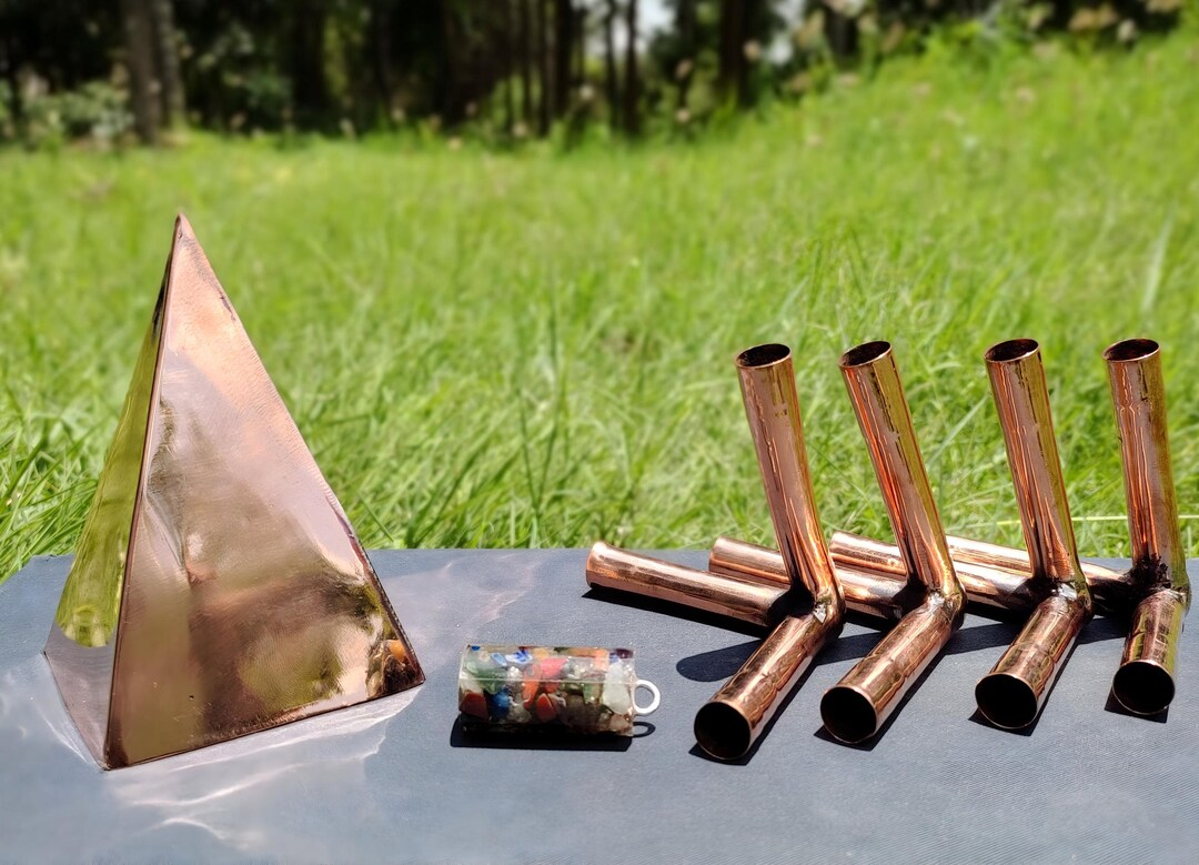 10 MM Copper Meditation Russian Pyramid Kit Without Copper Main Pipes ...