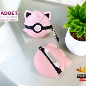 Estuche para auriculares con diseño de dibujos animados / Funda divertida para auriculares / Funda divertida para auriculares / Accesorio para gadgets de moda