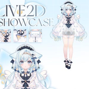 Customisation Premade Live2D Model | Live2D Premade Vtuber | Live2D Avatars | Live2D Mode Fully Rigged - Ready to use | Live2D Model
