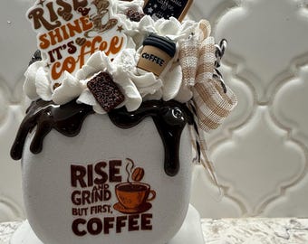 Whimsical Faux Bake Coffee Cuties