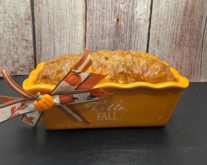Mini Loaf of Bread, Fake Bake, Ceramic Dish, Tiered Tray, Fall - Etsy