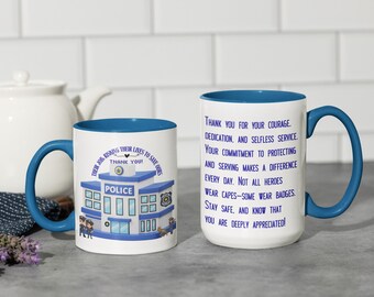 Police Officer Appreciation Coffee Mug: Law Enforcement Gift