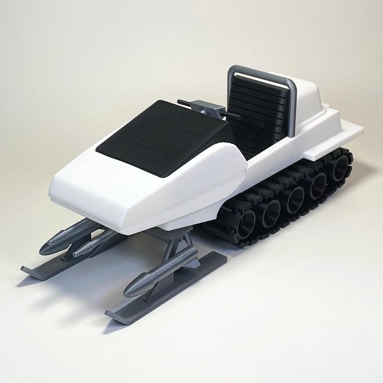 GI Joe vintage Polar Battle Bear Skimobile Ours Polaire