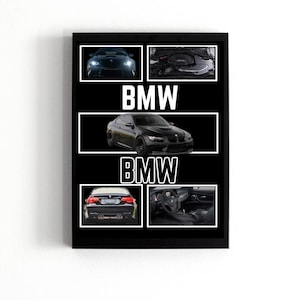 BMW E92 M3 Poster | Digital Download | Hyper Car Poster | Super Car Print | American Muscle Car Art | Home Decor | Wall Decor |  Car Poster