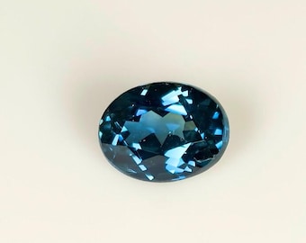 Saphir Bleu-vert Naturel D'Australie - 0,95 Carat, Pierre Précieuse Rare, Neuf Avec étiquette
