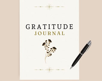 Gratitude Journal, Mindfulness, Wellness Manifestation Planner, Digital Journal, Self-Care Planner Personal Growth