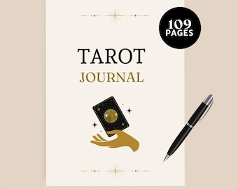 Tarot Journal Printable, Tarot Workbook, Cheat Sheets, Tarot Planner Witchy Grimoire