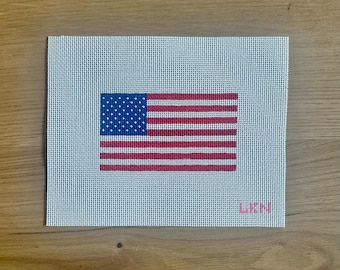 American Flag Needlepoint Canvas