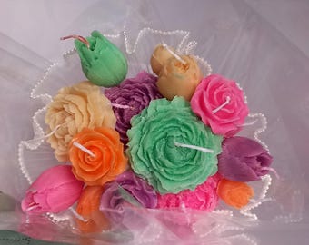 bouquet of candles