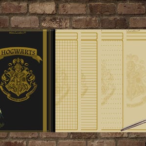 CUADERNO, HARRY POTTER, media carta, libreta, A4