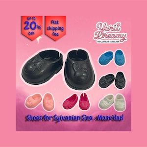 Vêtements faits main Sylvanian - Chaussures - Taille : papa/maman - YuriiDreamy
