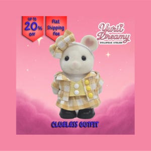 Clueless Outfit - Sylvanian Handmade Clothes - Size Mom/sis/baby - YuriiDreamy