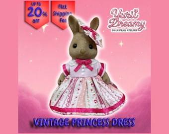 Vintage Princess Dress - Handmade Clothes - Size Mom/Sis - YuriiDreamy