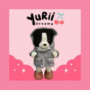Sylvanian Handmade Clothes - Hoodie Jacket - Size Mom/Dad - YuriiDreamy