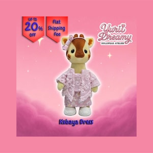 Robe Kebaya - Vêtements Sylvanian faits main - Taille soeur / maman - YuriiDreamy