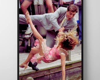 Sex and the City Poster,Carrie Bradshaw&Mr.Big Iconic Scene,Fashion,Wall Art,TV Show Print, Digital Download,Sex and the City Inspired Print