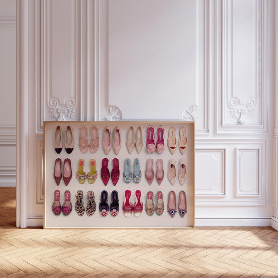 Designer Shoes Wall Art, Fashion Heels Poster, Closet Decor Print (Digital Download)