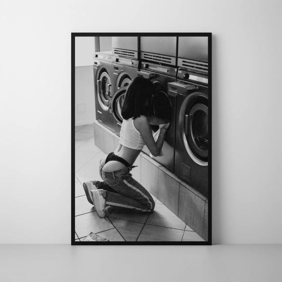 Sexy Laundry Room Photography Print, Edgy Fashion Poster (digital Download)  - Etsy Israel