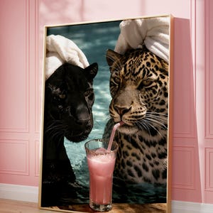 Panthers am Pool: Luxus Katzen Spa Tag (Digitaler Download)