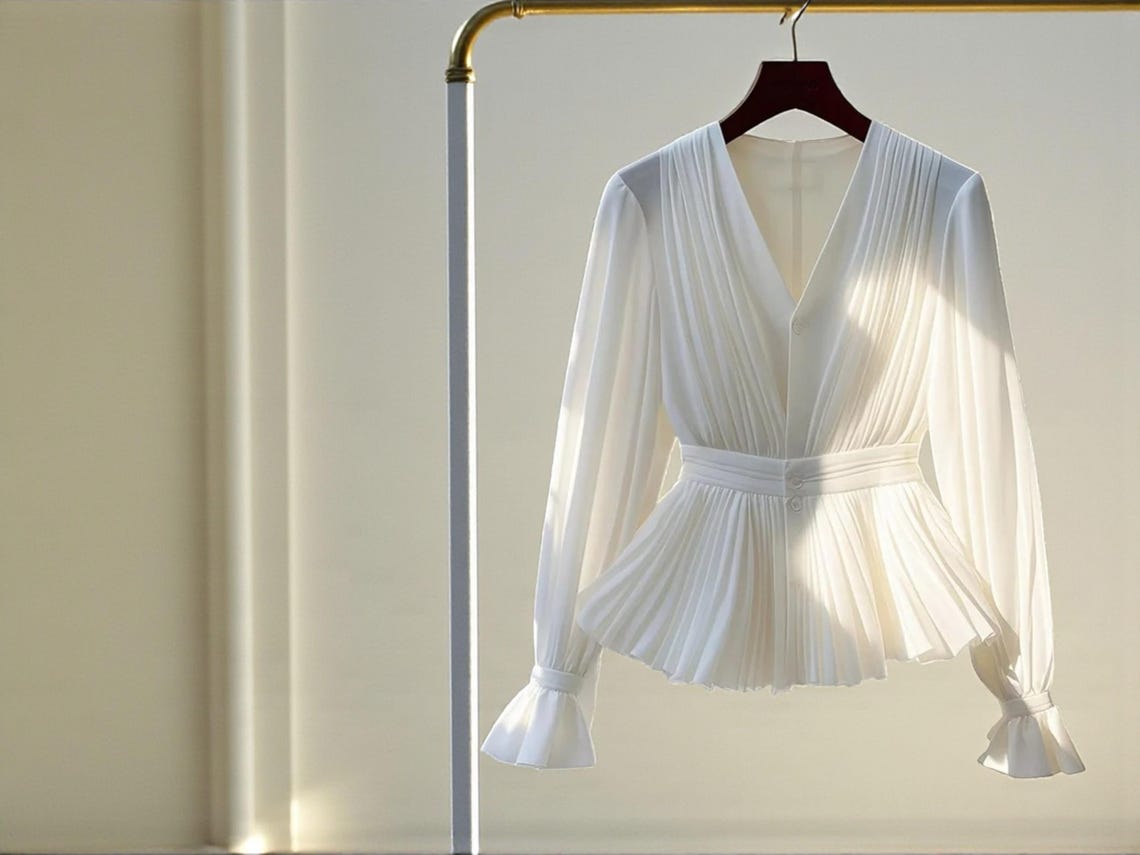 Iris® | Elegant top with V-neck main image 0