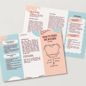 Kid-Friendly Rosary Prayer Guide – Catholic Printable for Children