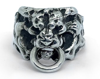 The Lion Knocker Ring