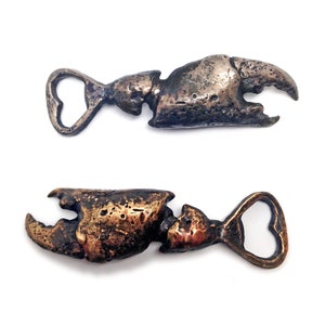 Solid Brass Claw Bottle Opener image 3