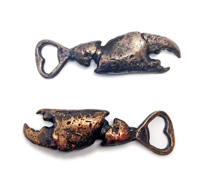 Solid Brass Claw Bottle Opener image 3