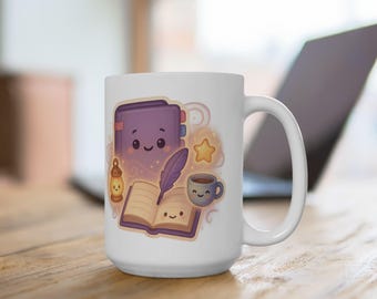 Charming Ceramic Coffee Mug: Coffee & Tea Lover Gift