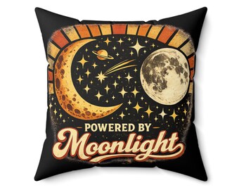 Powered by Moonlight Pillow | Retro Moon Stars Design
