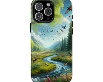 Scenic Landscape Phone Case: Tough, Shock-Absorbing, Eco-Friendly