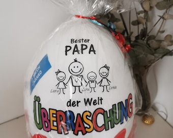 XXL Kinder Surprise Egg Personalized Graduation Master's Bachelor's Gifts Father's Day Gift Idea Youth Initiation Gift Master's Gift Bachelor's Gift Valentine's Day g