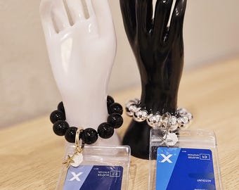 Cruise ID Card Holder Bracelet: Interchangeable Badge Lanyard
