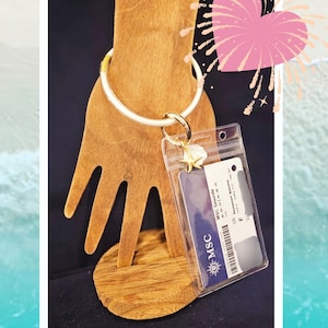 Cruise ID Card Inhaber Lanyard Armband - austauschbar und so stilvoll !! Ideal für jeden Ausweis, Ausweis, Schlüsselkarte, etc.