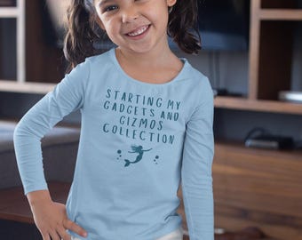 Camiseta de sirena, camiseta de manga larga de La Sirenita, viaje de chicas de Disney, camiseta de princesas de Disney, Ariel, sirena, gadgets y artilugios