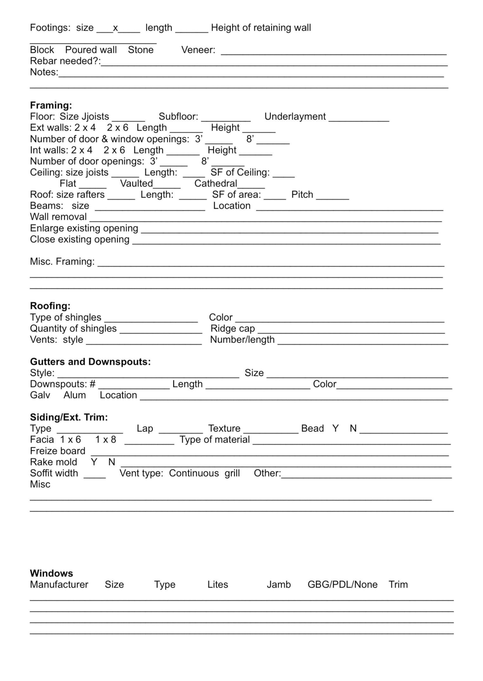 Room Addition Checklist & Selection Guide Dr.horton A-Z Checklist - Etsy