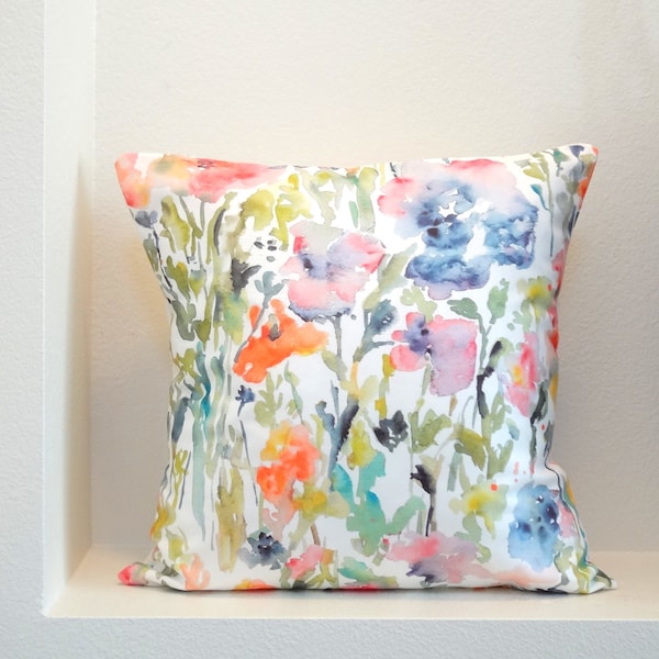 Watercolor Pillow Etsy