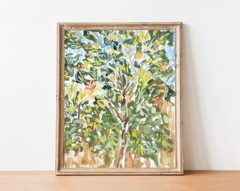 Trees & Leaves Impression No2, Fine Art Print, Nature Wall Decor, 6x8, 8x10, 11x14, 16x20