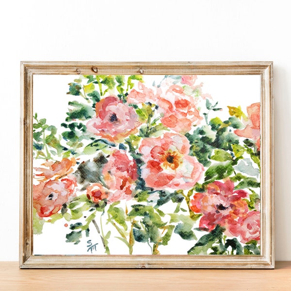 8x10 Floral Print - Etsy