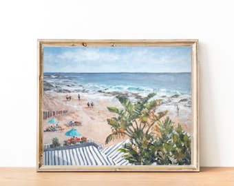 Beach Time, Fine Art Print, Coastal Paintings, 8x10, 11x14, 16x20