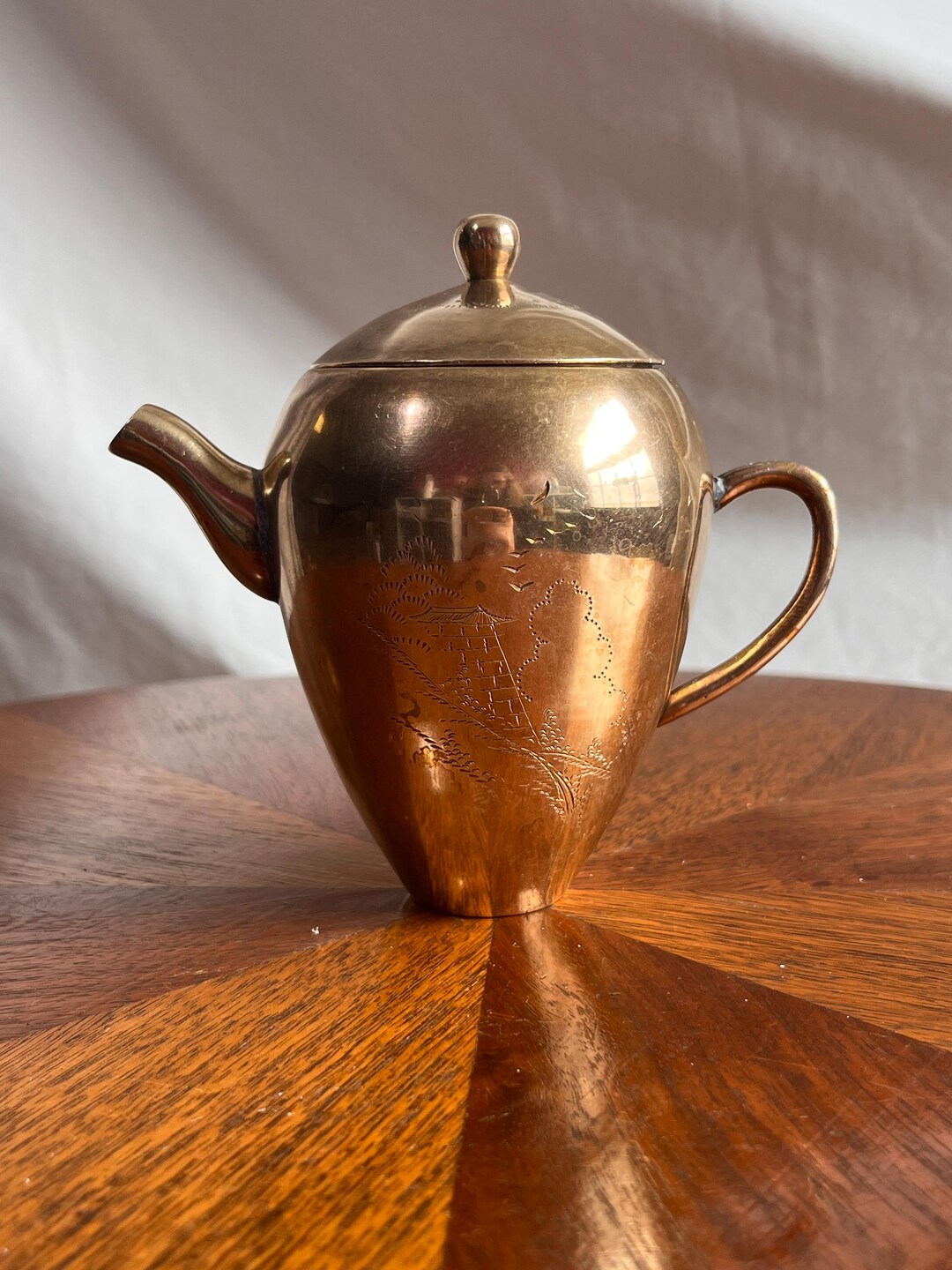 Traditional Brass Teapot LG main image 1