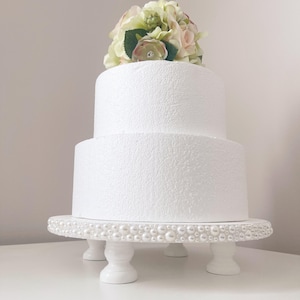 Wedding Cake Stand with Pearls 14 16 18inch Cake Stand - Any Color - Gold Wedding Cake Stand - Rose Gold Wedding Cake Stand