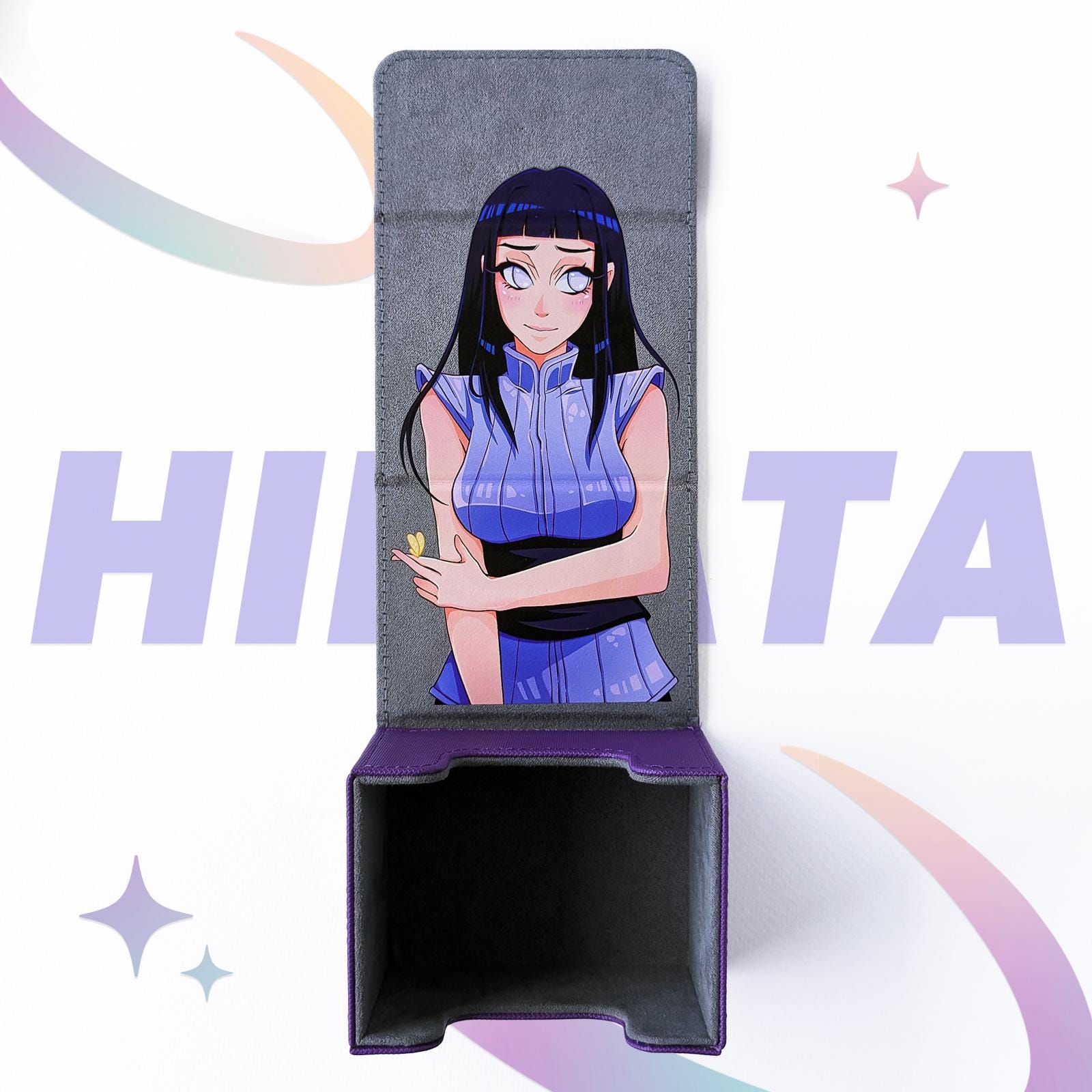 Anime Trading Card Deck Box | Hinata, Naruto - Etsy